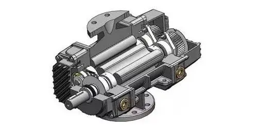 roots blower diagram